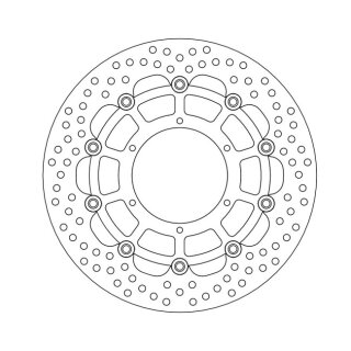 Moto-Master Halo series floating brake rotor