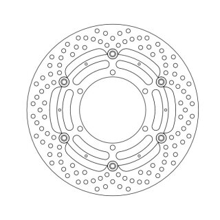 Moto-Master Halo series floating brake rotor