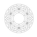 Moto-Master Halo series floating brake rotor