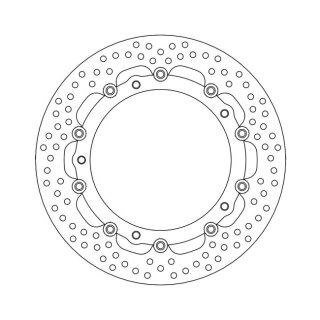 Moto-Master Halo series floating brake rotor