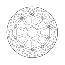 Moto-Master Halo series floating brake rotor