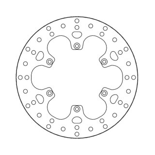 Moto-Master Halo series brake rotor