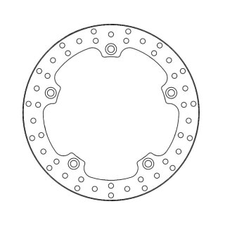 Moto-Master Halo series brake rotor