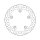 Moto-Master Halo series brake rotor
