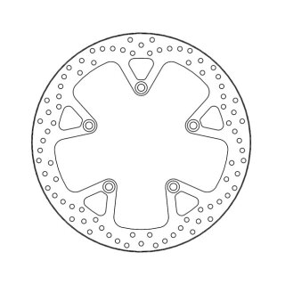 Moto-Master Halo series brake rotor