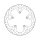 Moto-Master Halo series brake rotor