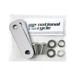 NC PaladinÂ® Comfort bars mount kit 76mm silver