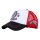 King Kerosin classic trucker cap Doom Riders white/black