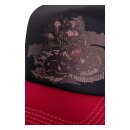 King Kerosin classic trucker cap Motor Psycho black/red