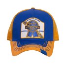 King Kerosin trucker cap Hot Rod Racing blue/yellow