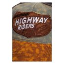 King Kerosin trucker cap Highway Riders green/brown
