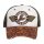 King Kerosin trucker cap Work Hard white/brown