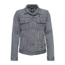 King Kerosin Denim Jacket Speedshop So.Cal striped