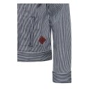 King Kerosin Denim Jacket Speedshop So.Cal striped