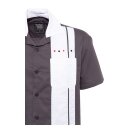 King Kerosin bowling-shirt Racing anthracite/offwhite