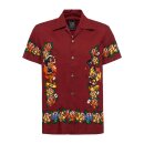 King Kerosin Mambo-shirt Cowgirl bordeaux