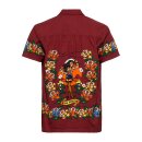 King Kerosin Mambo-shirt Cowgirl bordeaux