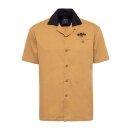 King Kerosin bowling-shirt Racing rust/black