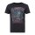 King Kerosin oil washed T-shirt Rockabilly Greaser black
