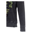 King Kerosin enzyme wash longsleeve sweat El Bastardo black