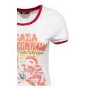 Queen Kerosin contrast T-shirt Caza offwhite