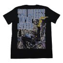 Down-N-Out Two Wheels T-shirt black