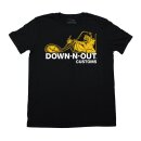 Down-N-Out Motor Psycho T-shirt black