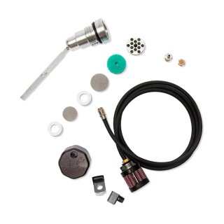 Feuling oil tank breather kit & vented dipstick. Black cap 06-17 Dyna