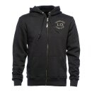 Lucky 13 Skull built zip hoodie black