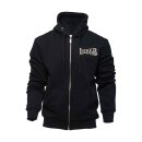 Lucky 13 Skull built zip hoodie black