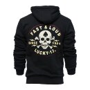 Lucky 13 Fast and Loud zip hoodie black