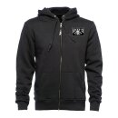 Lucky 13 Skull Stars zip hoodie black