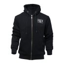 Lucky 13 Skull Stars zip hoodie black