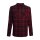 WCC La Bomba Herringbone flannel shirt red/black