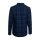 WCC La Bomba Herringbone flannel shirt blue/black