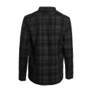 WCC La Bomba Herringbone flannel shirt grey/black
