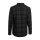 WCC La Bomba Herringbone flannel shirt grey/black