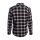 WCC Cisco flannel shirt white/black/brown
