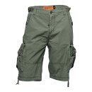 WCC Caine ripstop cargo shorts olive green