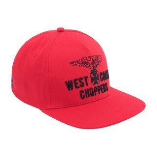 WCC Eagle snapback cap red