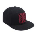 WCC West Coast Choppers Red Cross snapback Baseball Cap Kappe schwarz rot