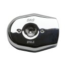 S&S Stealth Tribute air cleaner cover. Chrome