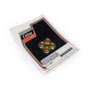 Colony, exhaust port nut set. Brass