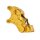 Arlen Ness. 6-p differential bore brake caliper L/F. Gold