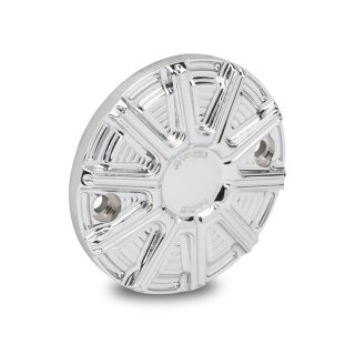 Arlen Ness, 10-gauge point cover. Chrome