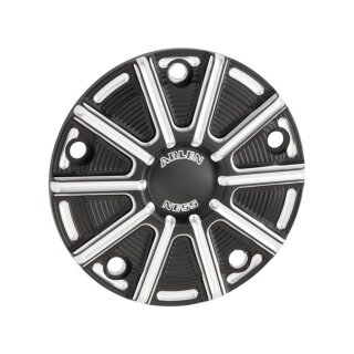Arlen Ness, 10-gauge point cover. Black contrast