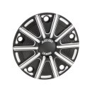 Arlen Ness, 10-gauge point cover. Black contrast