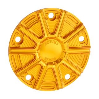 Arlen Ness, 10-gauge point cover. Gold