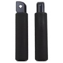 Arlen Ness Knurled Sozius Fussrasten schwarz für Harley Softail 18-24