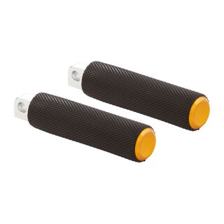 Arlen Ness, Knurled passenger footpegs. Gold